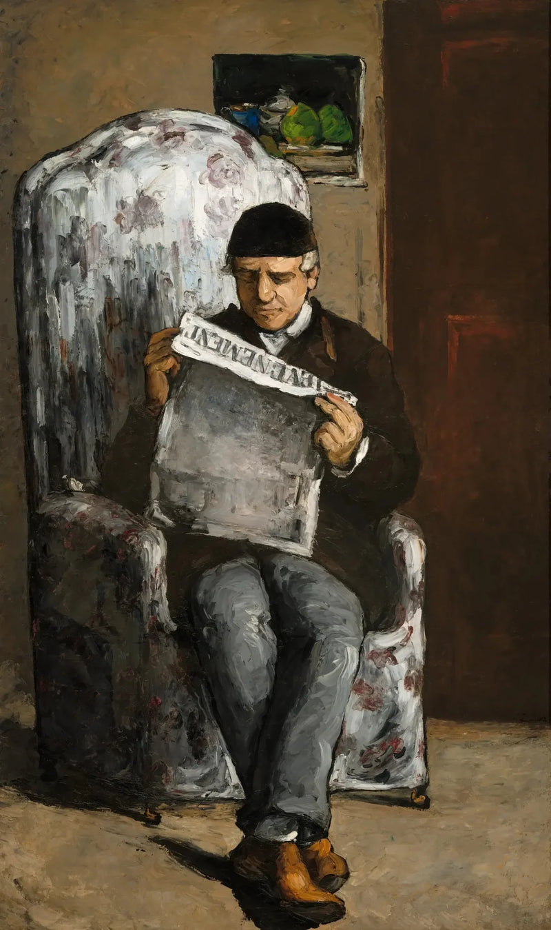 Sanatçının Babası Olayı Okuyor - Paul Cézanne
