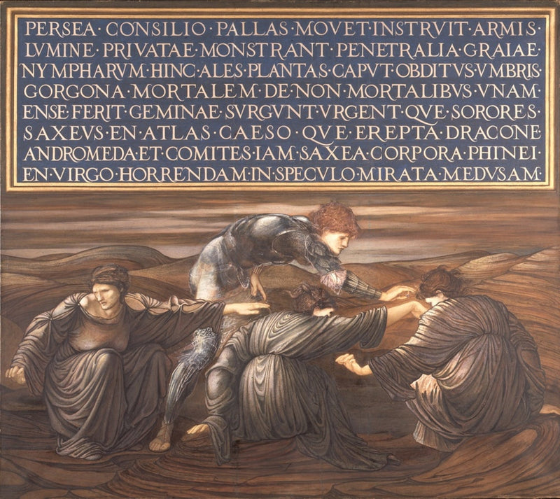 Pérès ve les Grées - Edward Burne-Jones