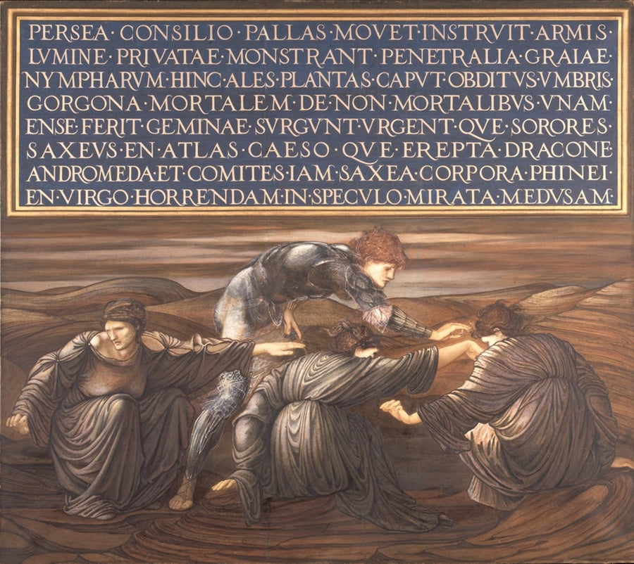Pérès ve les Grées - Edward Burne-Jones