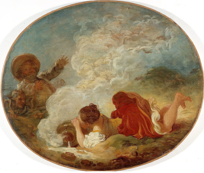 Perrette ve Süt Testesi - Jean-Honoré Fragonard