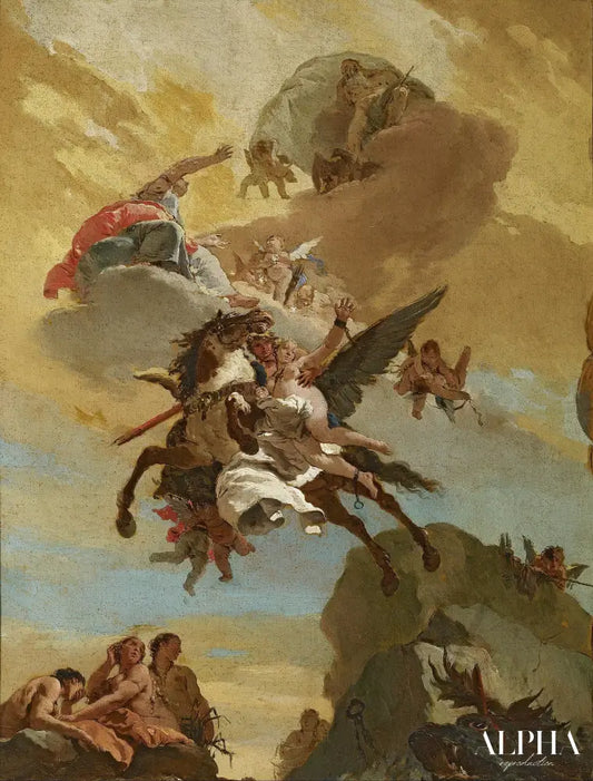 Persée et Andromède - Giambattista Tiepolo - Reproductions de tableaux et peintures haut de gamme