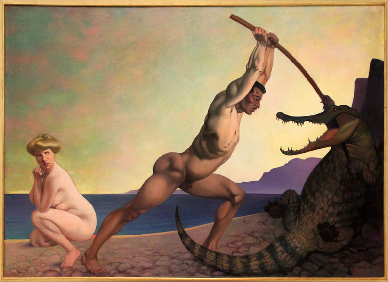 Persée Ejderhayı Öldürür - Félix Vallotton