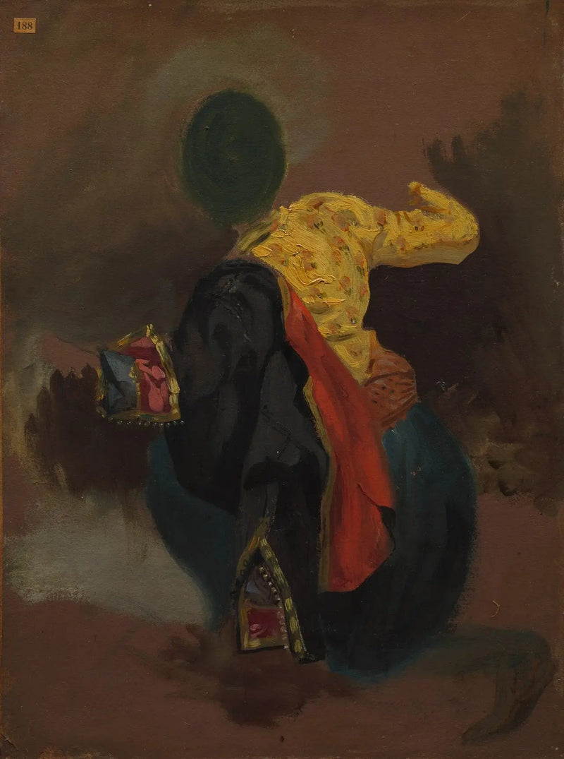 Türk kostümlü karakter - Eugène Delacroix