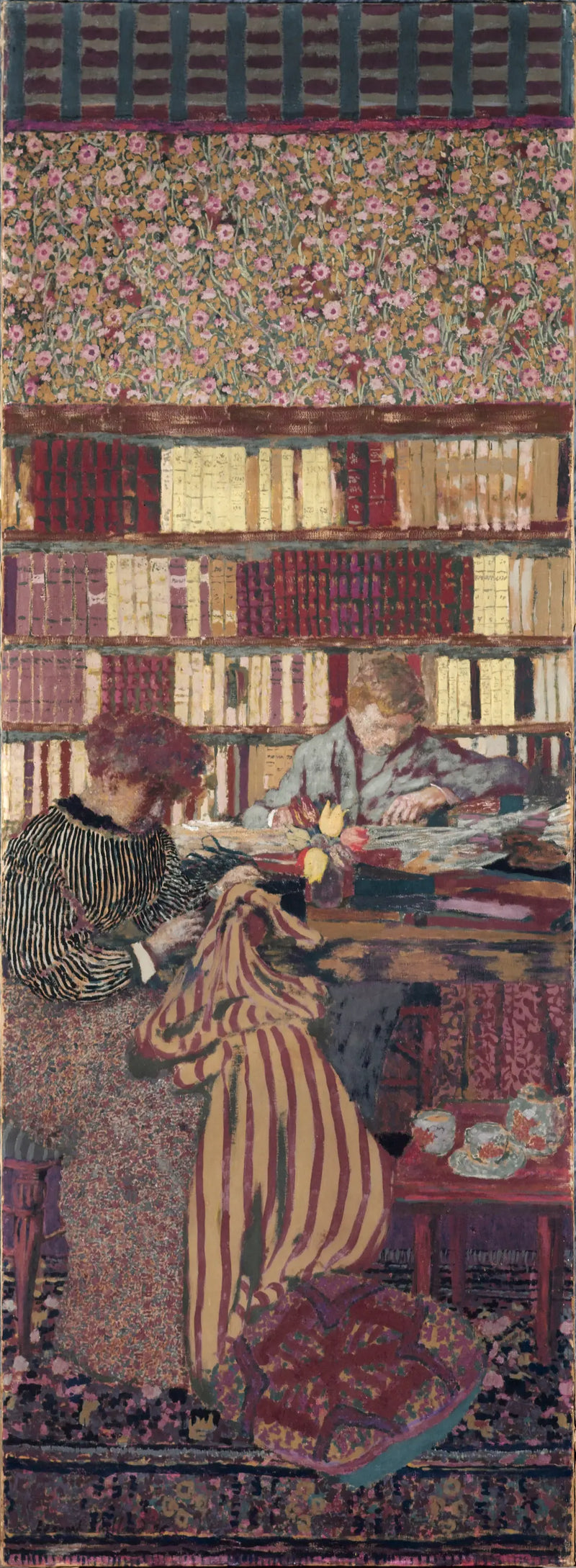 İç mekanda figürler. İş - Édouard Vuillard