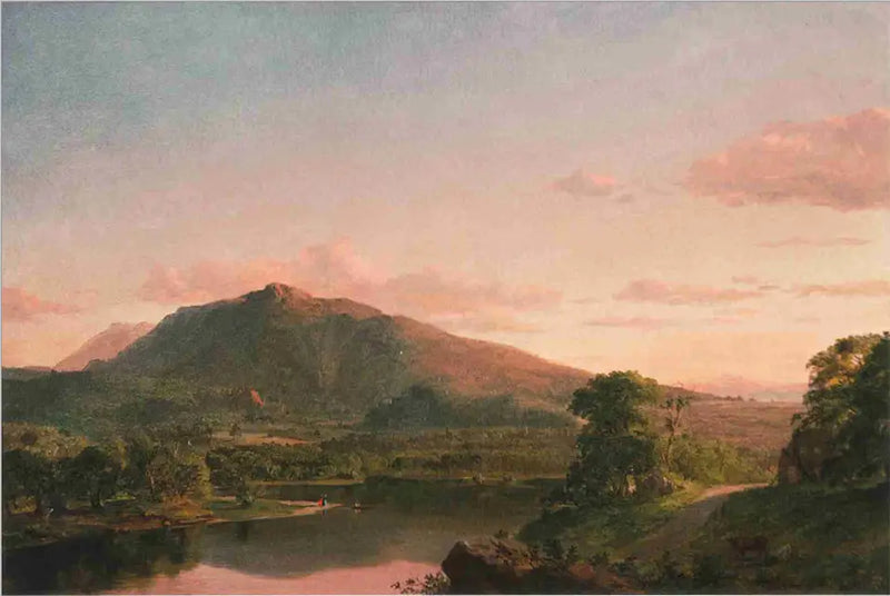 Yeni İngiltere Manzarasında Figürler - Frederic Edwin Church