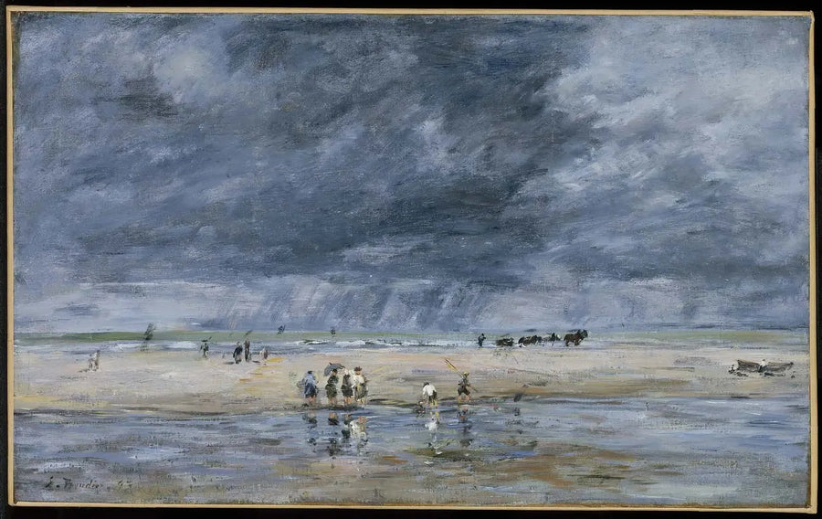 Plajda Karakterler - Eugène Boudin