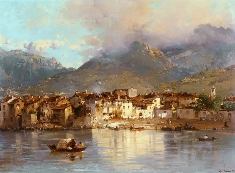 Pescarenico, Lecco semti - Gerolamo Induno