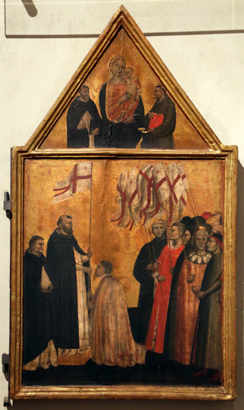 Peter Matyr Standardı Misericordia'ya Veriyor - Andrea Orcagna