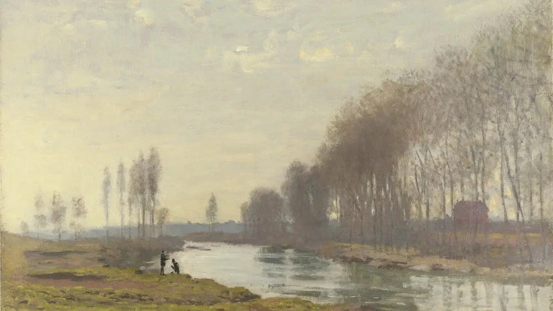 Le Petit Bras de la Seine, Argenteuil W196 - Claude Monet