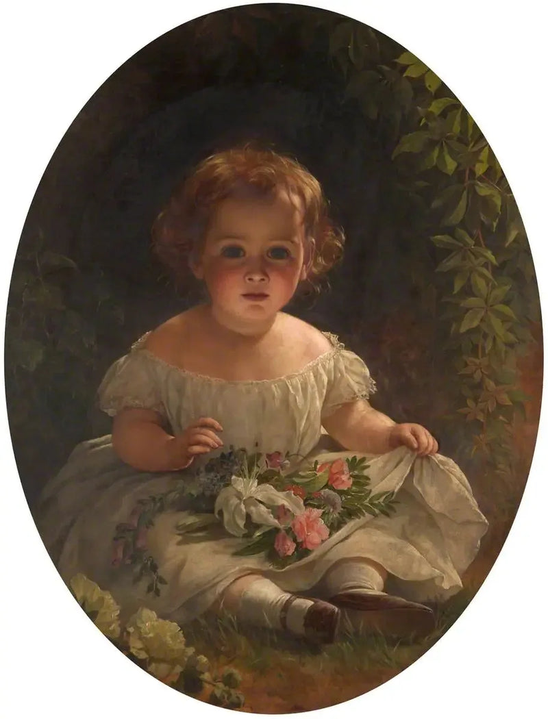 Küçük Çiçekçi - Thomas Francis Dicksee