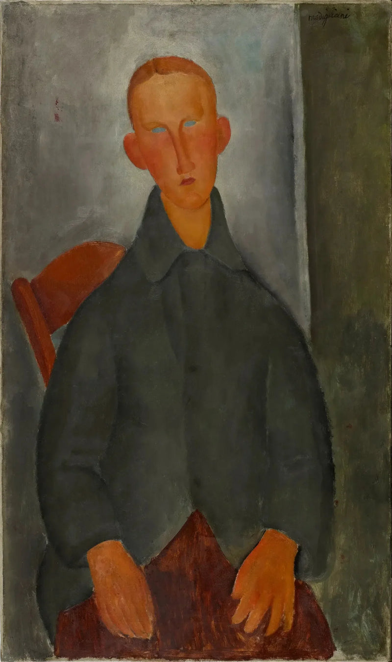 Kızıl Saçlı Küçük Çocuk - Amedeo Modigliani