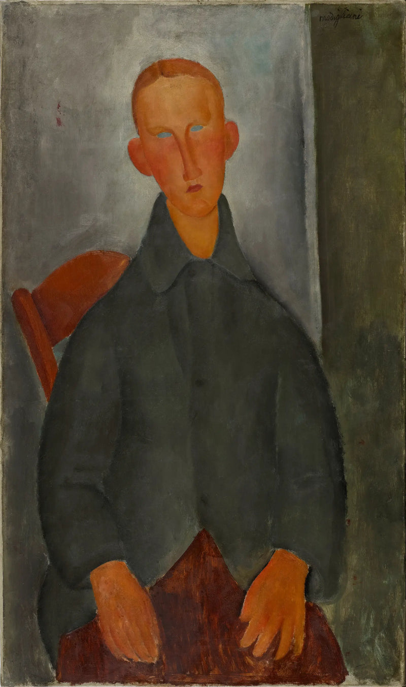 Kızıl Saçlı Küçük Çocuk - Amedeo Modigliani