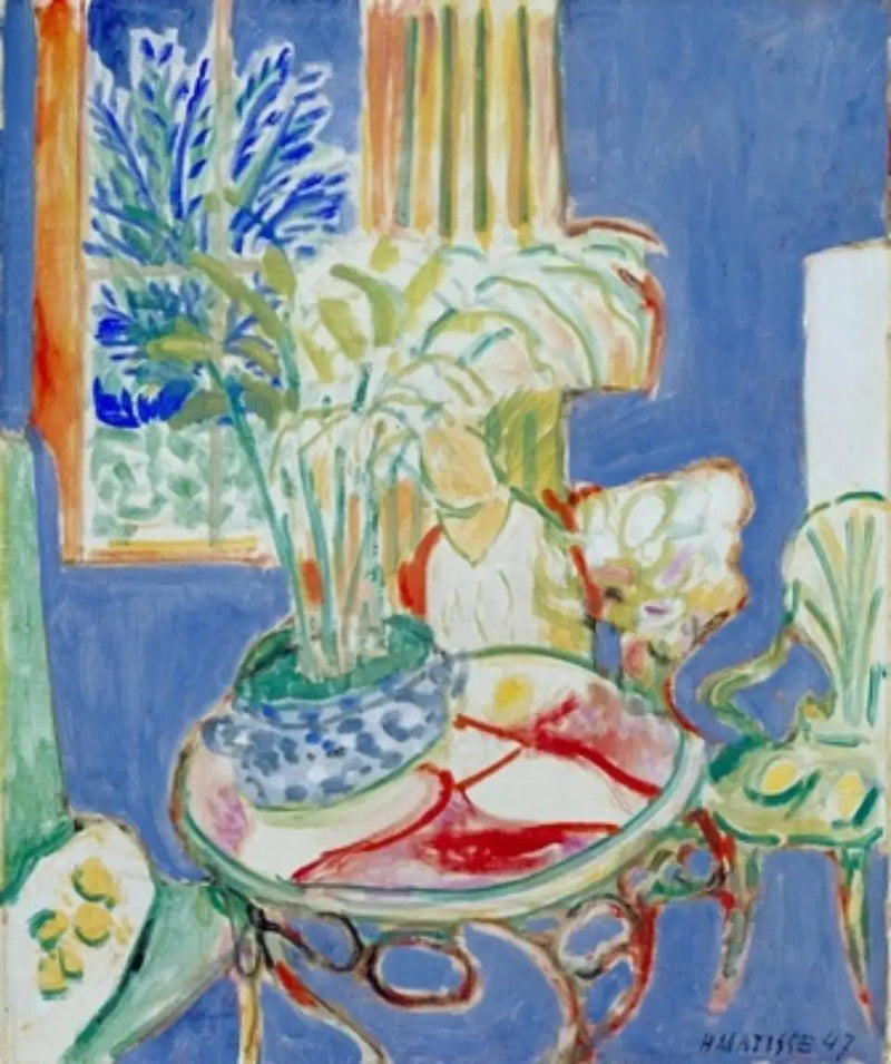 Küçük mavi iç mekan - Henri Matisse