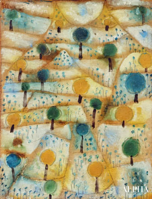 Petit paysage rythmique - Paul Klee - Reproductions de tableaux et peintures haut de gamme