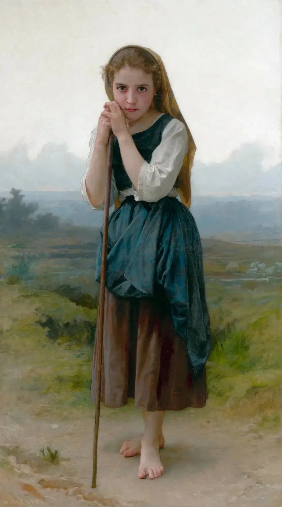 Küçük Çoban - Bouguereau