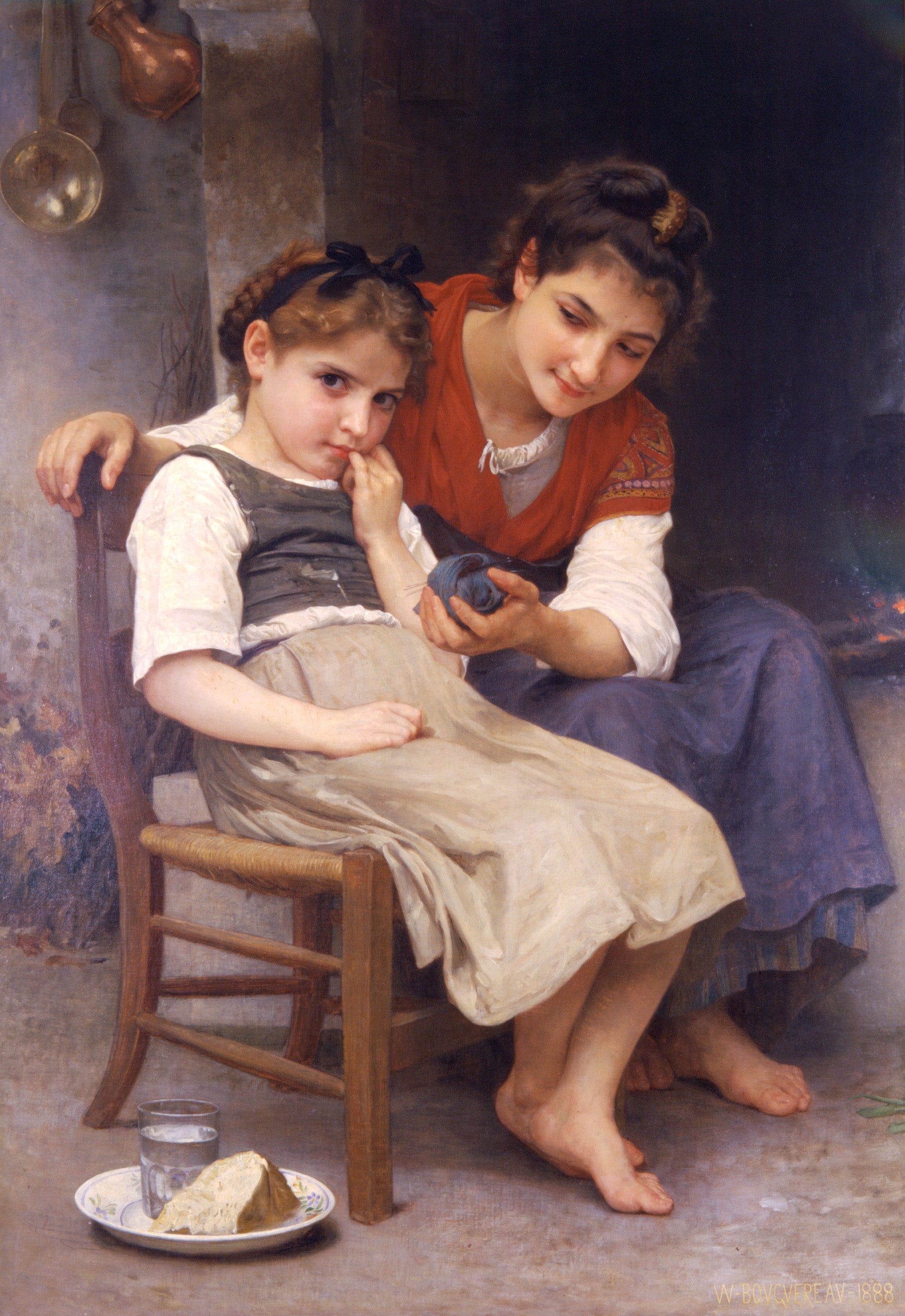 Petite boudeuse (1888) - Bouguereau