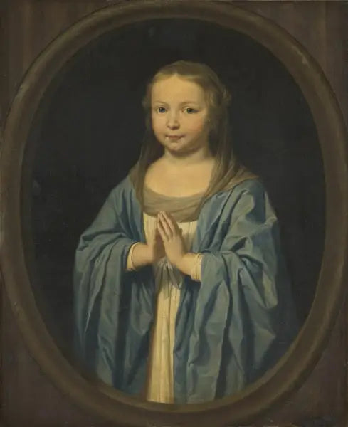 İşaretli Ellerle Küçük Kız - Philippe de Champaigne