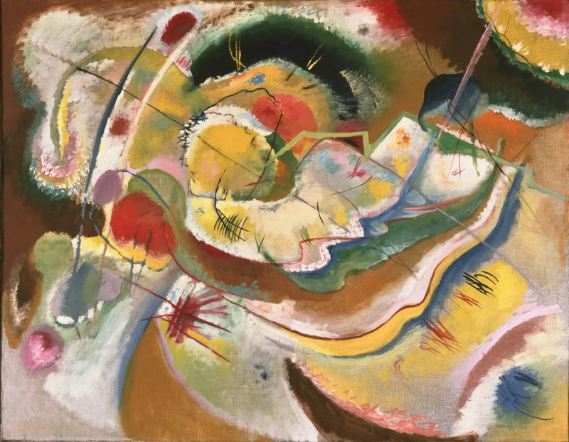 Küçük sarı tablo (doğaçlama) - Vassily Kandinsky