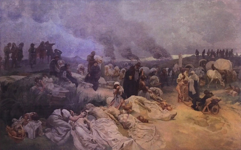 Petr Chelcicky Vodnany'de - Alphonse Mucha
