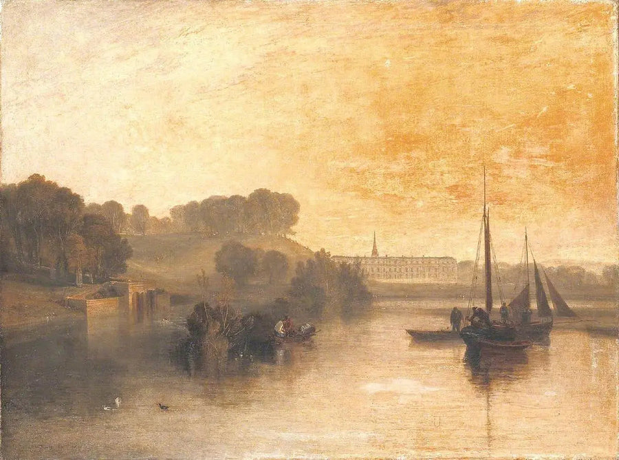 Petworth, Sussex, Egremont Kontu'nun Yeri: Çiğli Sabah - J. M. W. Turner