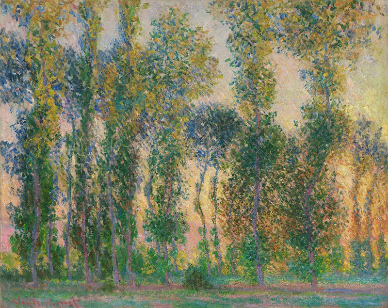 Giverny'de Kavaklar - Claude Monet