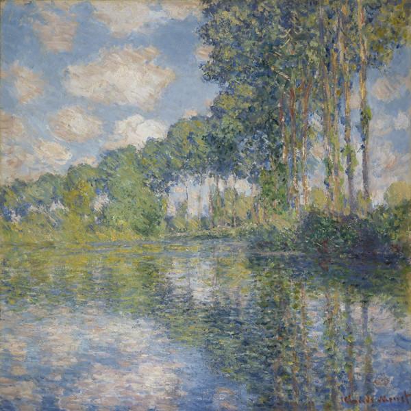 Reproduction du tableau « Peupliers au bord de l'Epte - Claude Monet » par Alpha Reproduction en peinture à l’huile