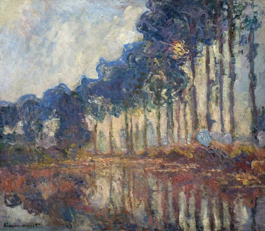Kavaklar, sonbahar - Claude Monet