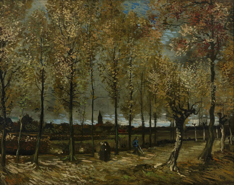 Nuenen yakınlarında Kavaklar - Vincent van Gogh
