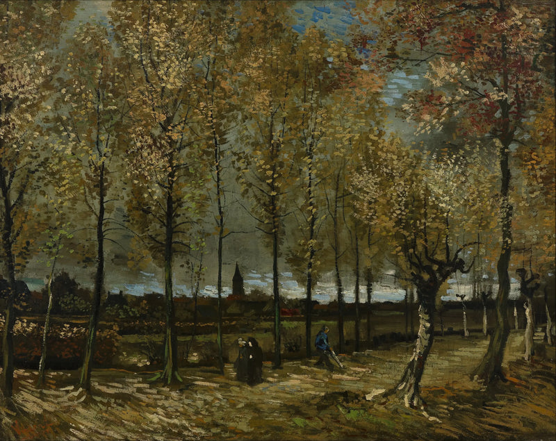Nuenen yakınlarında Kavaklar - Vincent van Gogh