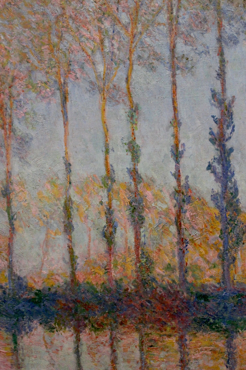Epte W1298 kıyısındaki kavaklar - Claude Monet