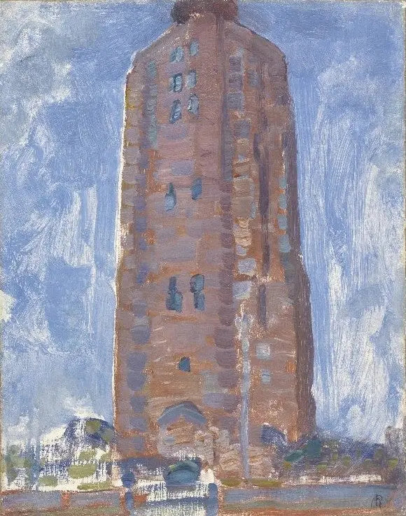 Reproduction du tableau « Phare de Westkapelle - Piet Mondrian » par Alpha Reproduction en peinture à l’huile