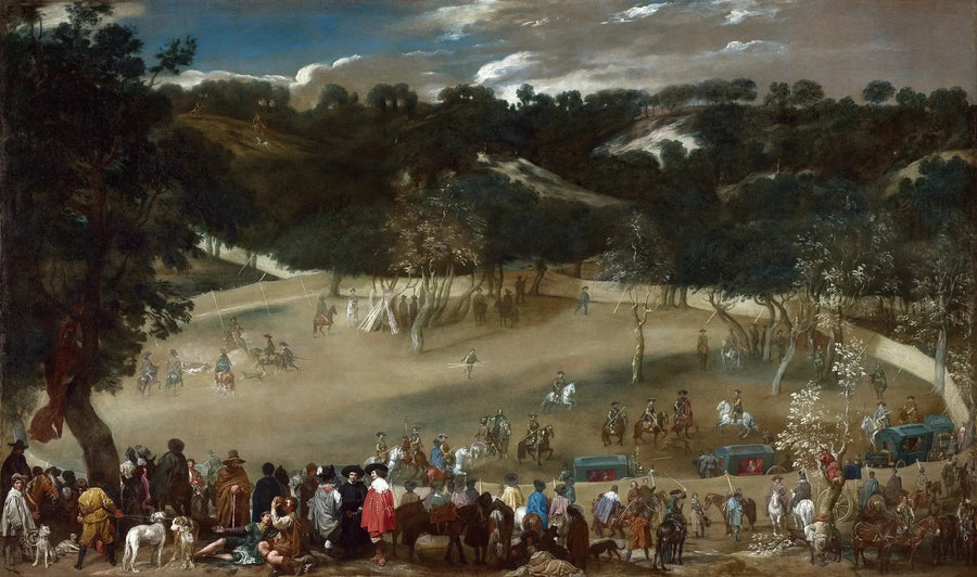 Philippe IV Yaban Domuzunu Avlarken - Diego Velázquez