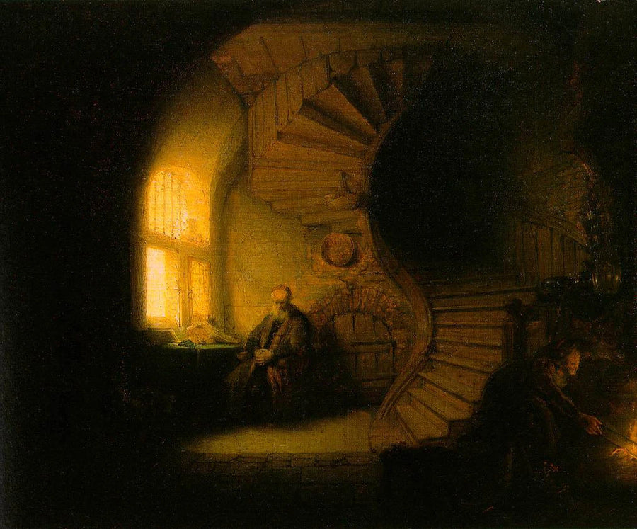 Düşünen Filozof - Rembrandt