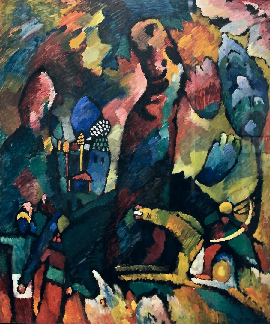 Okçulu Fotoğraf - Vassily Kandinsky