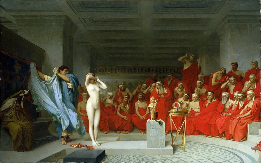Phryné Areopagus'un Önünde - Jean-Léon Gérôme