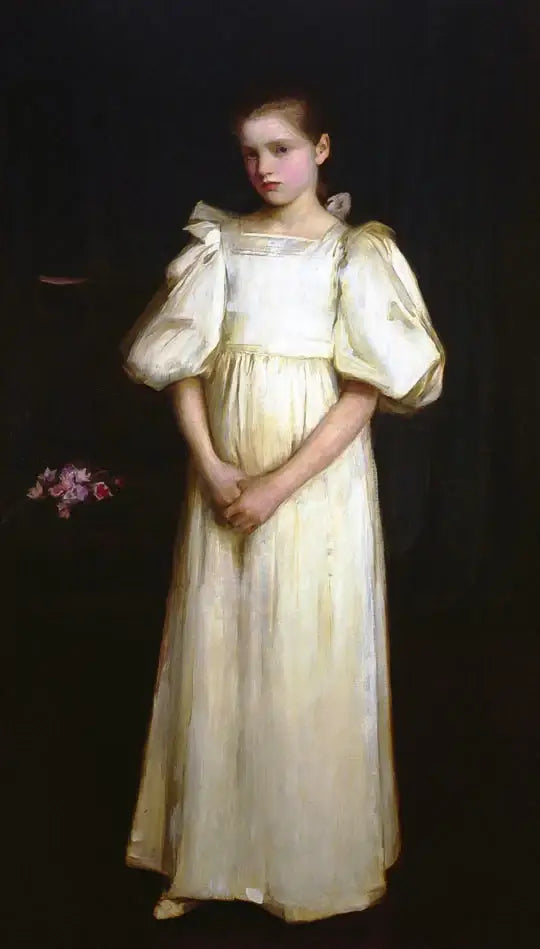Reproduction du tableau « Phyllis Waterlow, la fille cadette d'E.Q. Waterlow - John William Waterhouse » par Alpha Reproduction en peinture à l’huile