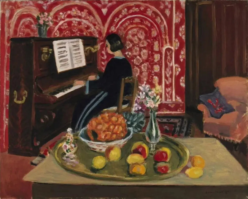 Doğada Piyanist - Henri Matisse