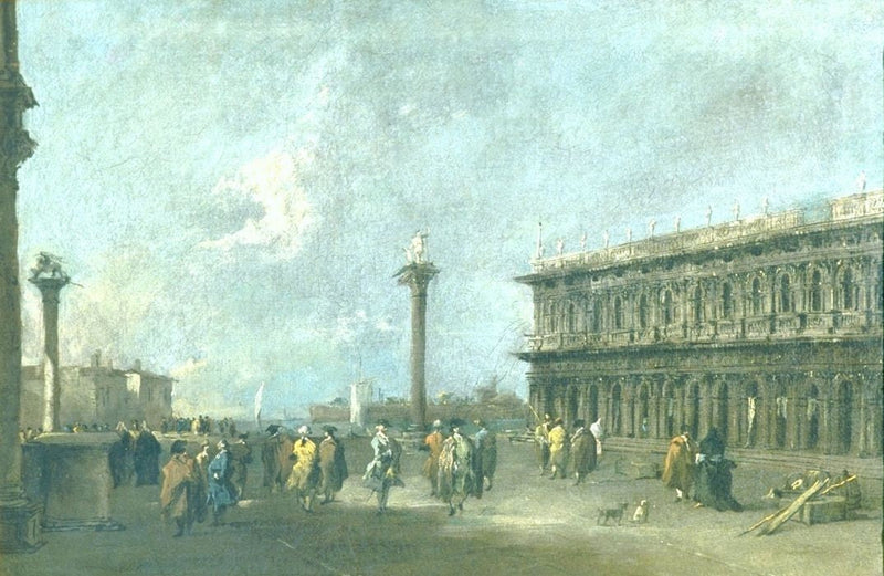 Piazzetta de S. Marco, Venedik - Francesco Guardi