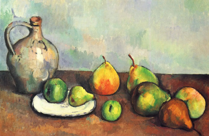 Sürahi ve meyveler - Paul Cézanne
