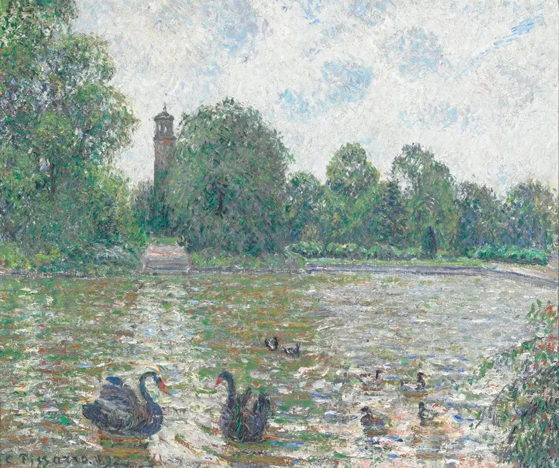 Kew'deki Su Parçası, Londra - Camille Pissarro