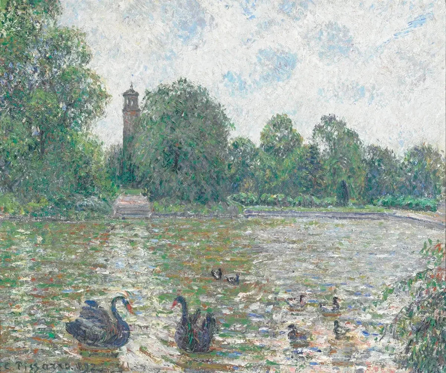 Kew'deki Su Parçası, Londra - Camille Pissarro