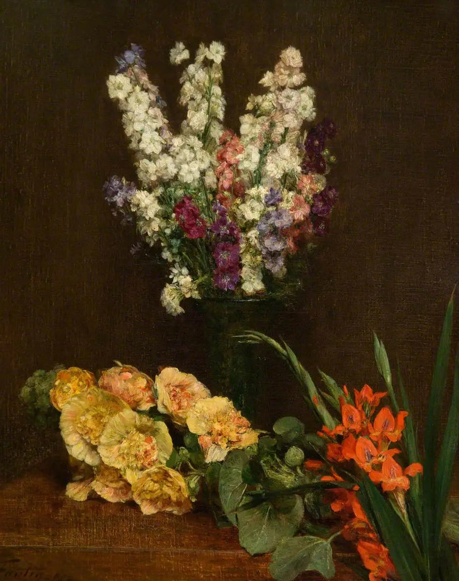 Çiçek Parçası - Henri Fantin-Latour
