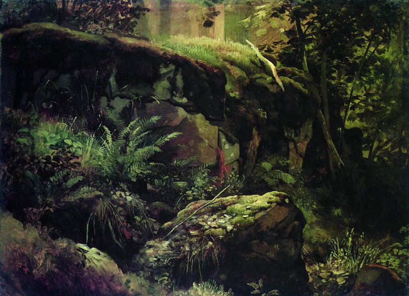Orman İçinde Taşlar. Valaam - Ivan Chichkine
