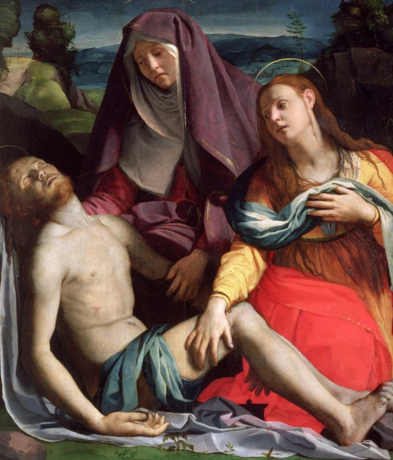 Bronzino Pietà ve Meryem Magdalene
