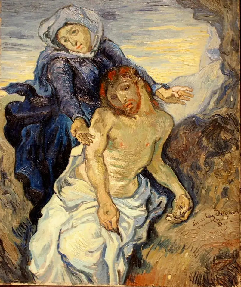 Piété - Vincent van Gogh image 1 tableau peint à l’huile sur toile