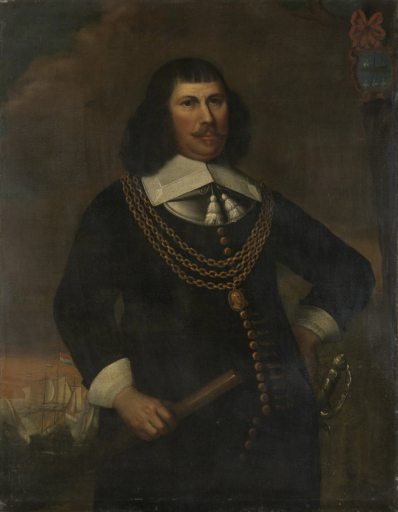 Pieter Florisse (vers 1605-58), vice-amiral du Noorderkwartier - Abraham Liedts