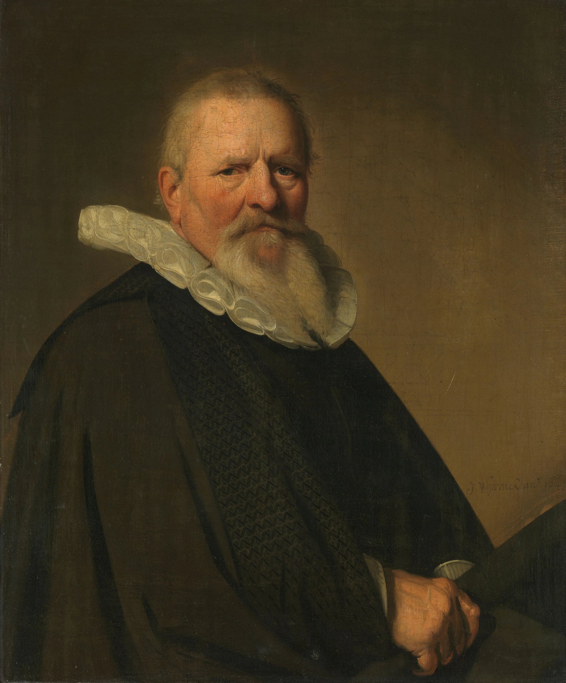 Pieter Jacobsz Schout (1570-1645). Maire de Haarlem - Jan Cornelisz. Verspronck