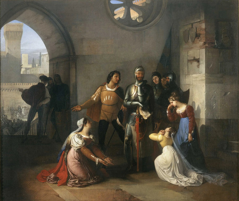 Pietro Rossi Scaligerler'in Esiri - Francesco Hayez