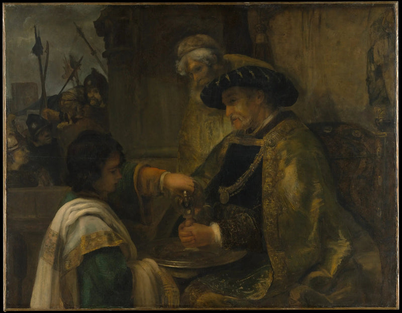 Pilatus ellerini yıkıyor - Rembrandt