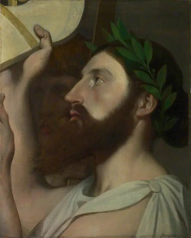 Pindar, Homeros'a Lirasını Sunuyor - Jean-Auguste-Dominique Ingres